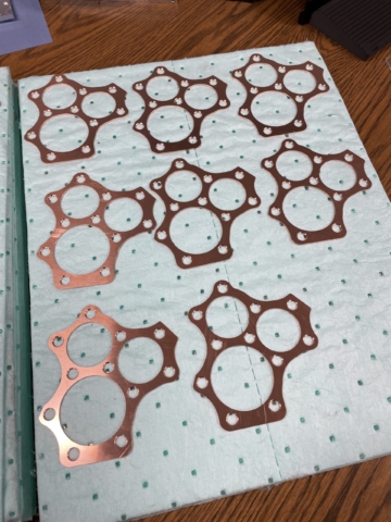 Copper 101 aerospace gaskets